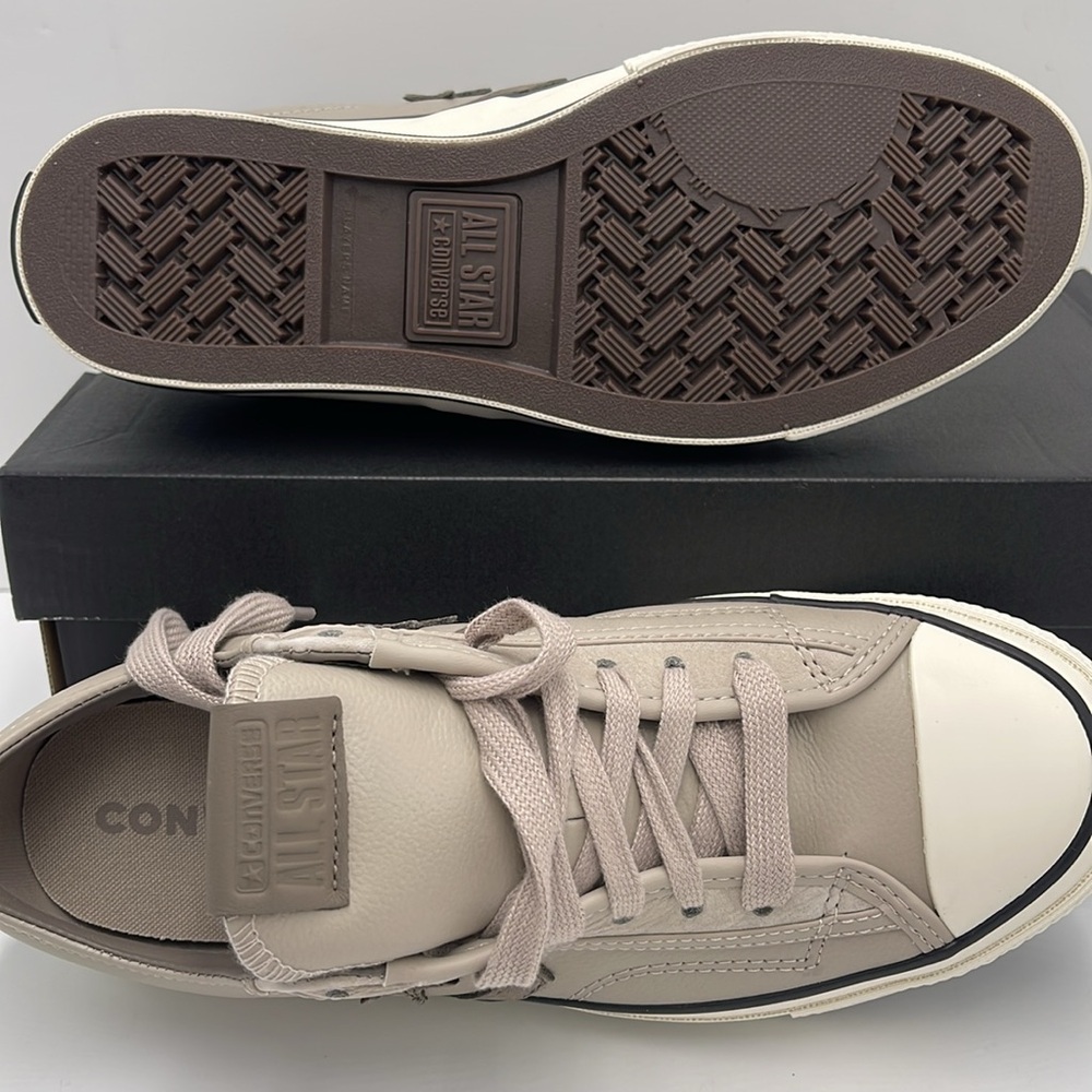 Converse Men’s STAR PLAYER 76 OX
PAPYRUS/CLASSIC TAUPE/EGRET A12405C Leat… - Picture 4 of 16